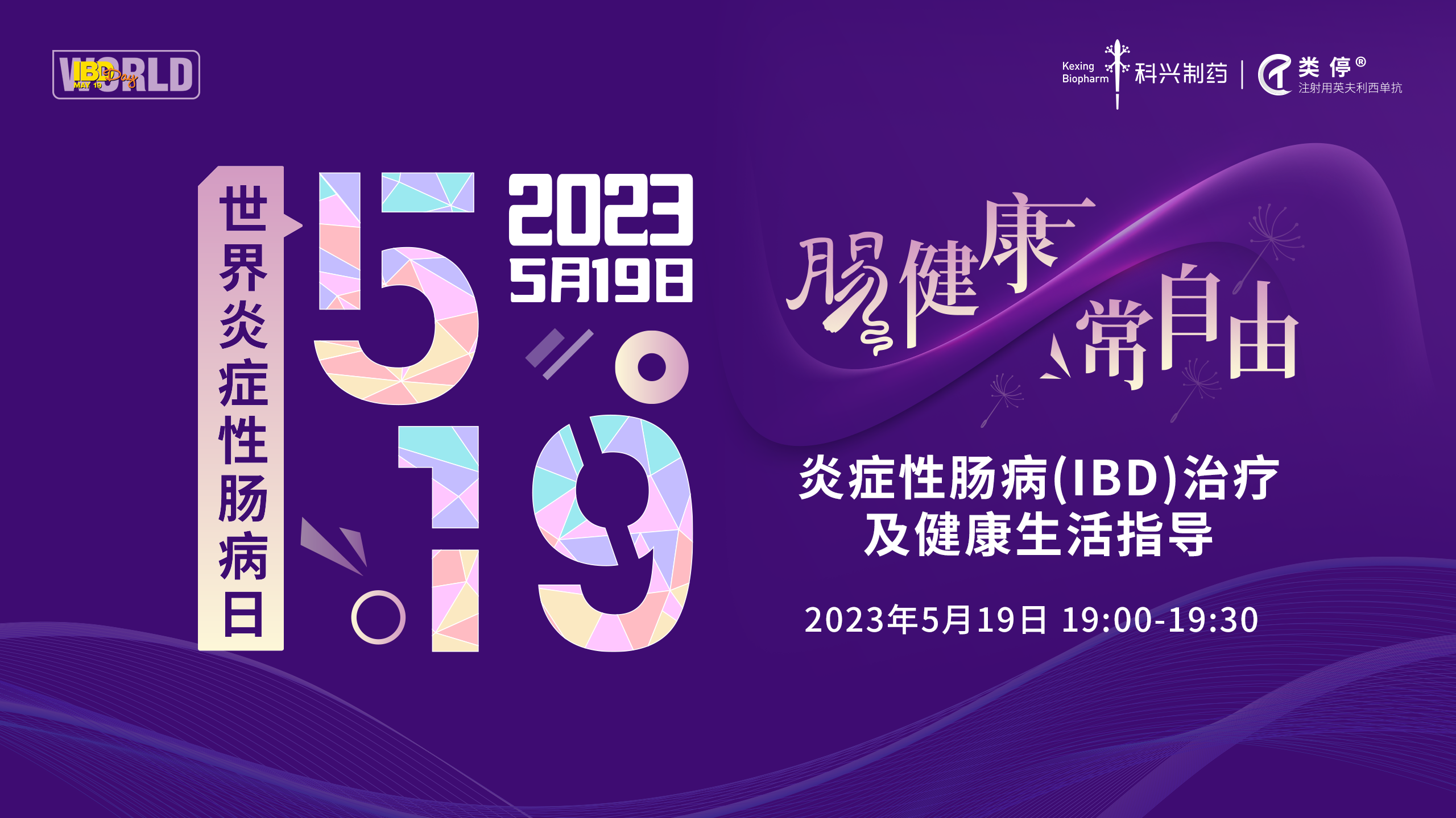 5.19世界炎癥性腸病日 | 愛在鵬城，點亮紫光